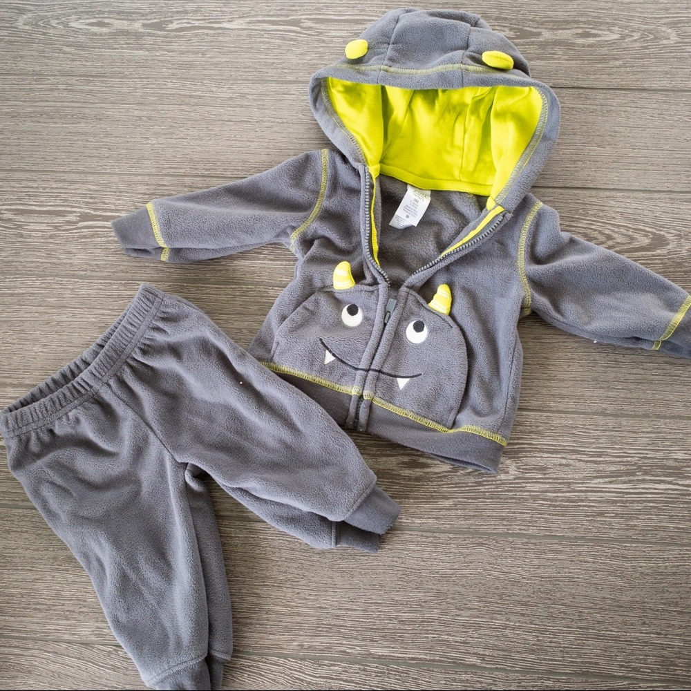 Carter’s 2-piece Monster Set - Picture 3 of 3